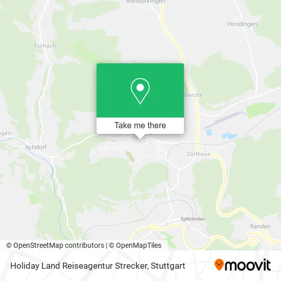 Карта Holiday Land Reiseagentur Strecker