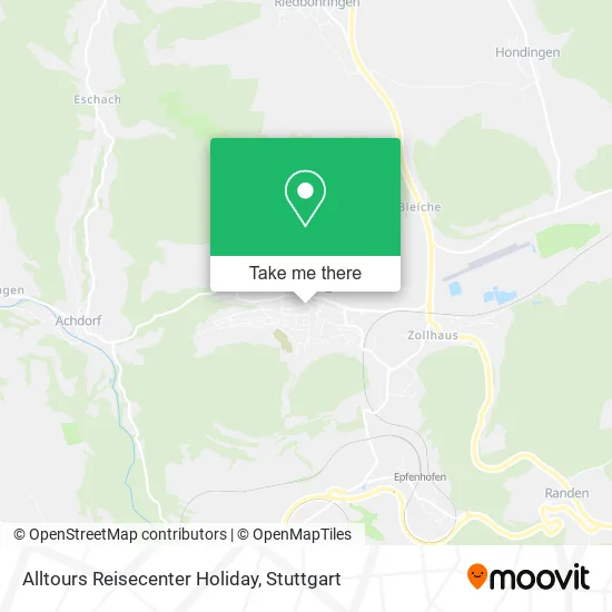 Карта Alltours Reisecenter Holiday