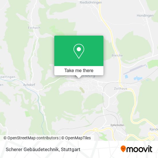 Scherer Gebäudetechnik map