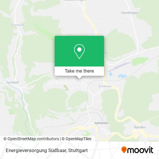 Карта Energieversorgung Südbaar