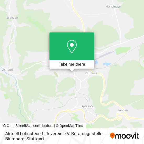Aktuell Lohnsteuerhilfeverein e.V. Beratungsstelle Blumberg map