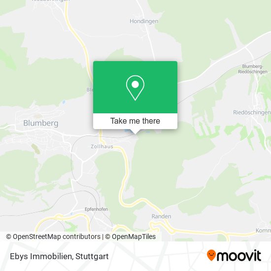 Ebys Immobilien map