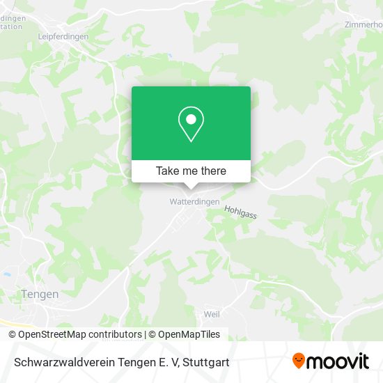 Schwarzwaldverein Tengen E. V map