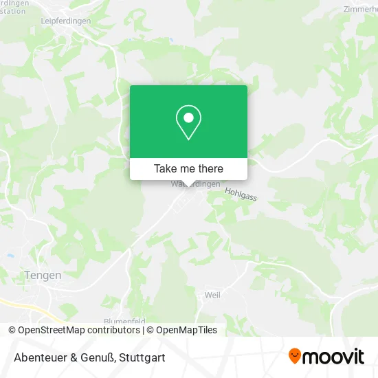 Карта Abenteuer & Genuß