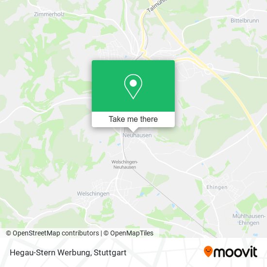 Hegau-Stern Werbung map