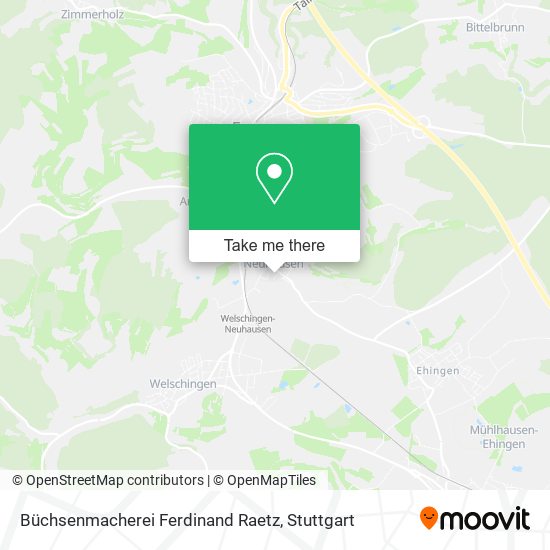 Büchsenmacherei Ferdinand Raetz map