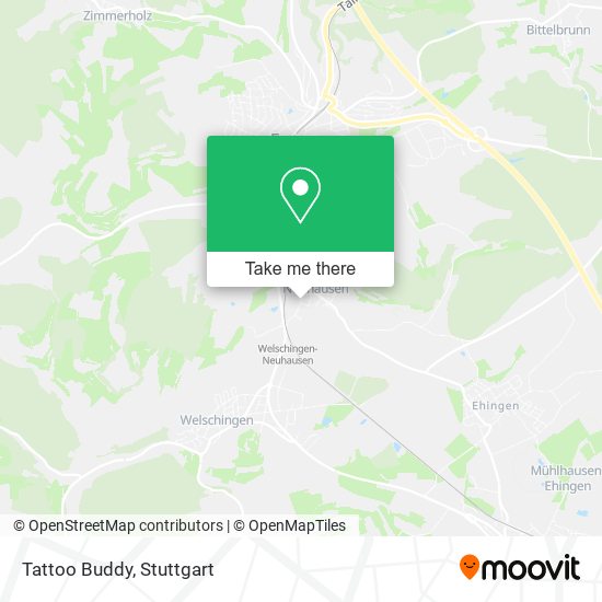 Tattoo Buddy map