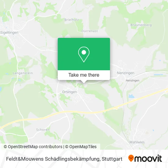 Карта Feldt&Mouwens Schädlingsbekämpfung