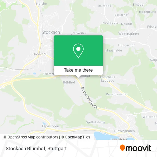Карта Stockach Blumhof