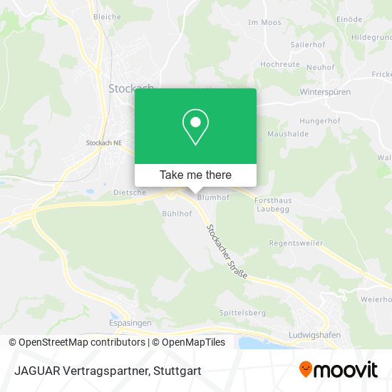 JAGUAR Vertragspartner map