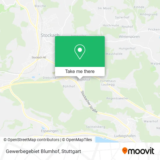 Карта Gewerbegebiet Blumhof