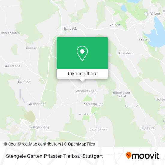 Карта Stengele Garten-Pflaster-Tiefbau