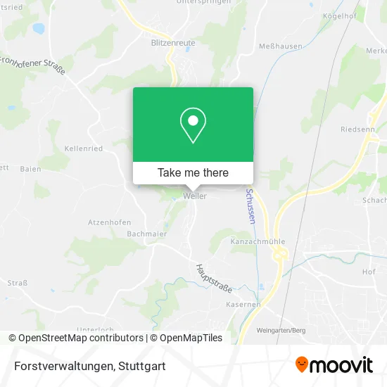 Карта Forstverwaltungen