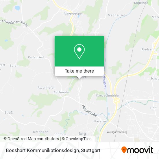 Bosshart Kommunikationsdesign map