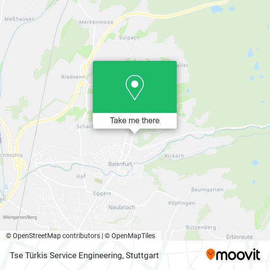 Tse Türkis Service Engineering map