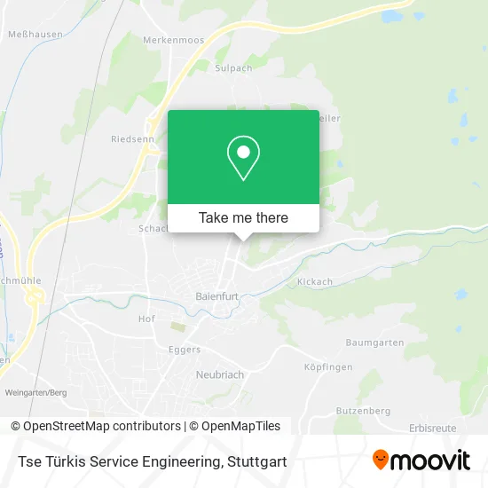 Карта Tse Türkis Service Engineering