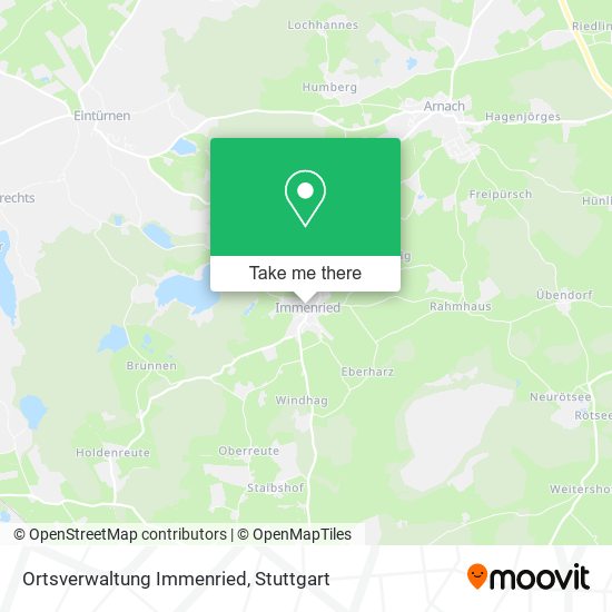 Ortsverwaltung Immenried map