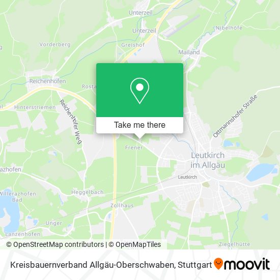 Kreisbauernverband Allgäu-Oberschwaben map