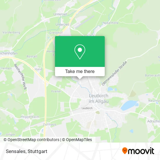 Карта Sensales
