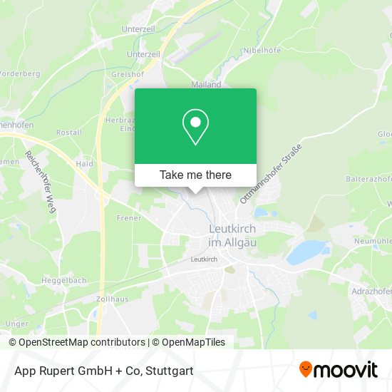 App Rupert GmbH + Co map