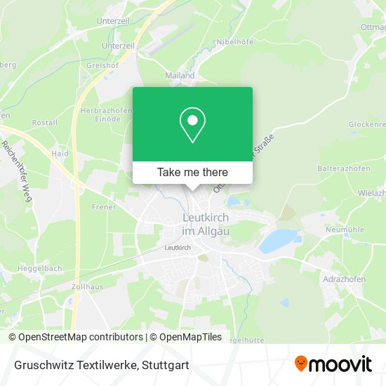 Карта Gruschwitz Textilwerke