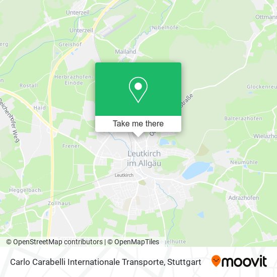 Carlo Carabelli Internationale Transporte map