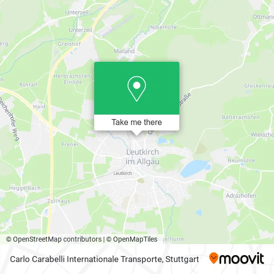 Карта Carlo Carabelli Internationale Transporte