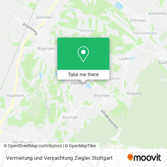 Карта Vermietung und Verpachtung Ziegler