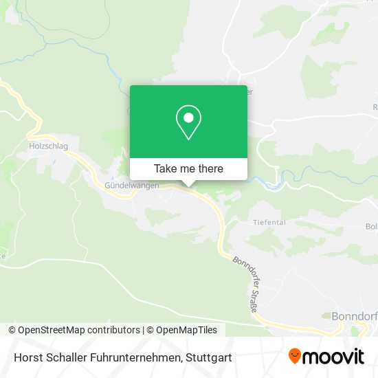 Horst Schaller Fuhrunternehmen map