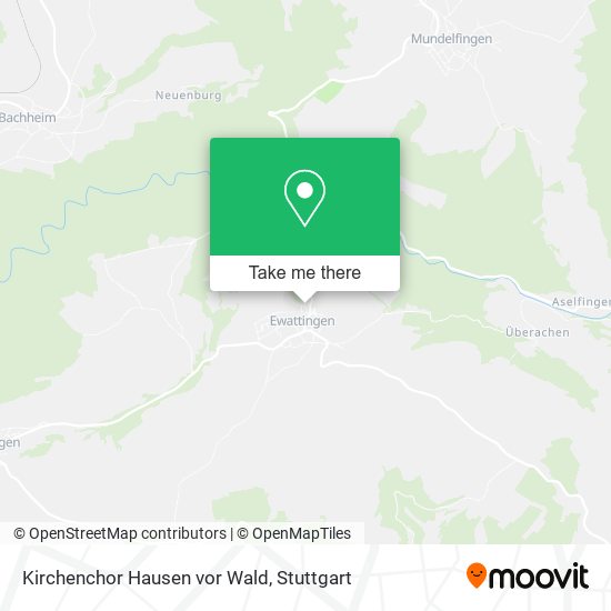Kirchenchor Hausen vor Wald map