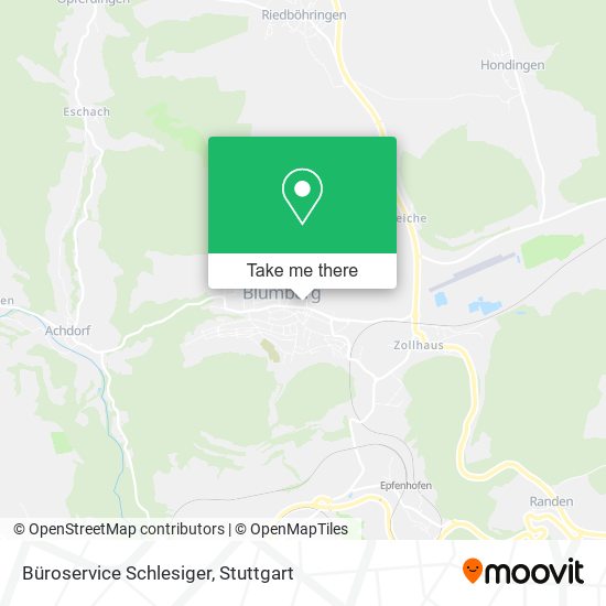 Büroservice Schlesiger map