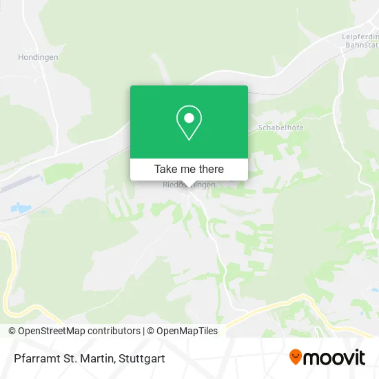 Pfarramt St. Martin map