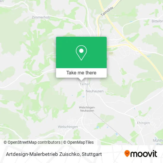 Карта Artdesign-Malerbetrieb Zuischko