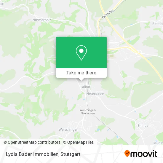Карта Lydia Bader Immobilien