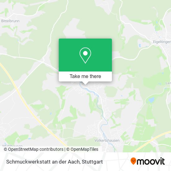 Schmuckwerkstatt an der Aach map