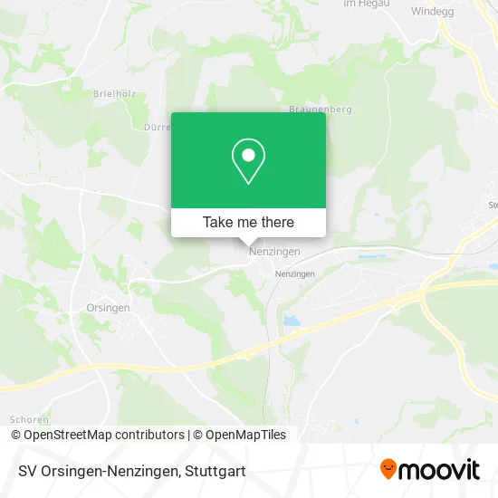 Карта SV Orsingen-Nenzingen