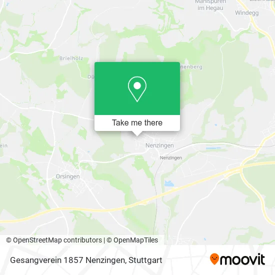 Карта Gesangverein 1857 Nenzingen