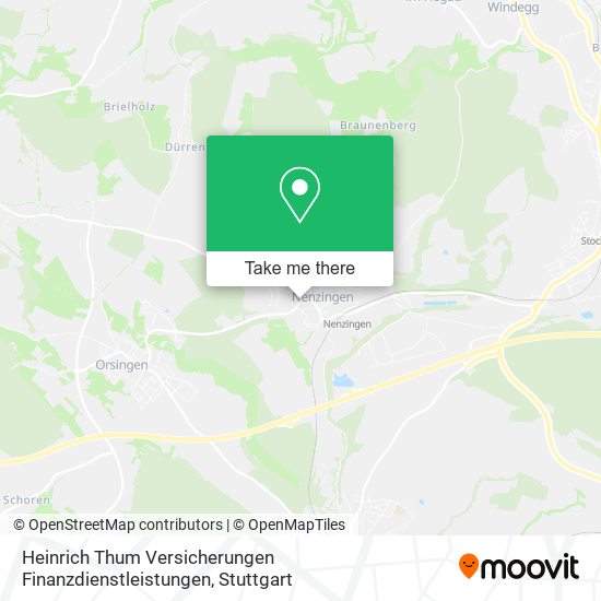 Heinrich Thum Versicherungen Finanzdienstleistungen map
