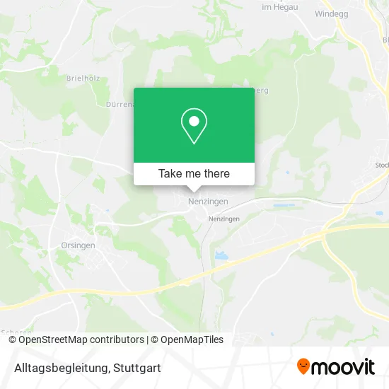 Карта Alltagsbegleitung