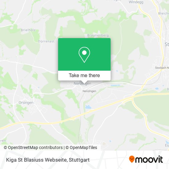 Kiga St Blasiuss Webseite map