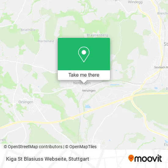 Карта Kiga St Blasiuss Webseite