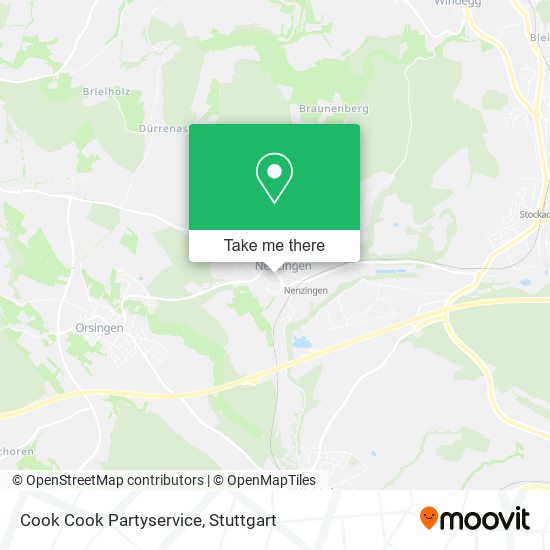 Cook Cook Partyservice map