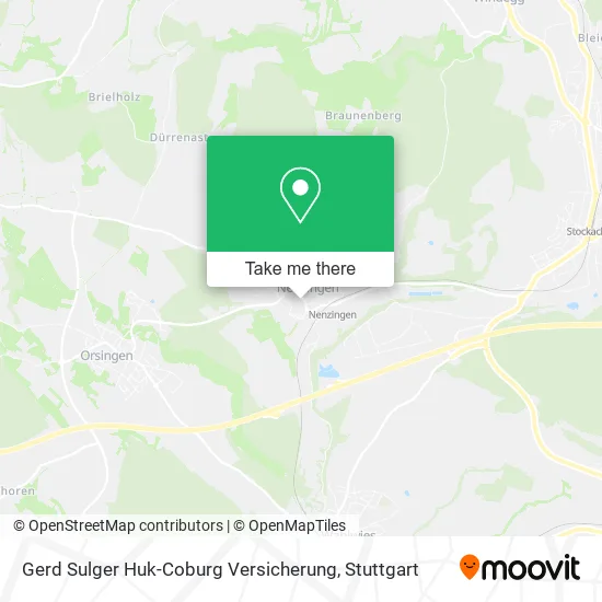 Карта Gerd Sulger Huk-Coburg Versicherung
