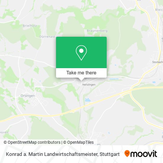 Konrad a. Martin Landwirtschaftsmeister map