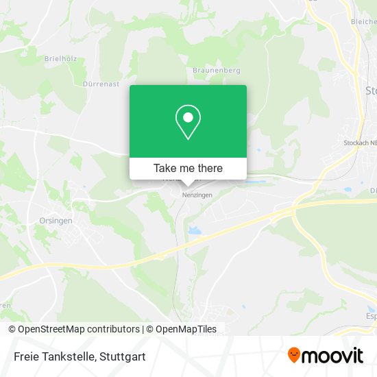Карта Freie Tankstelle