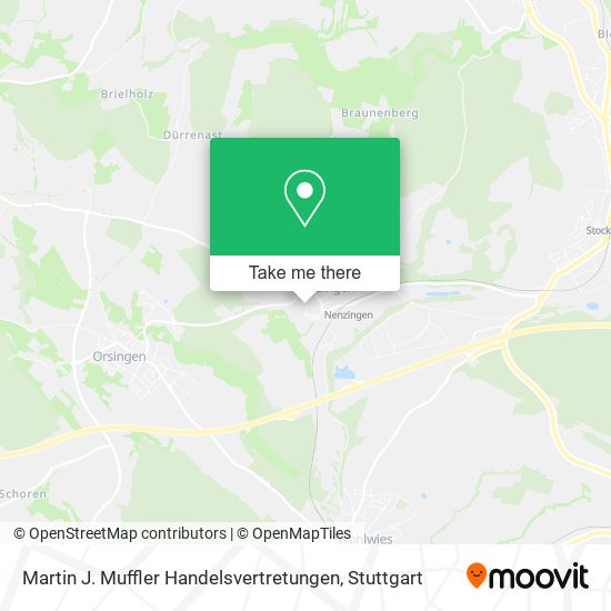 Martin J. Muffler Handelsvertretungen map