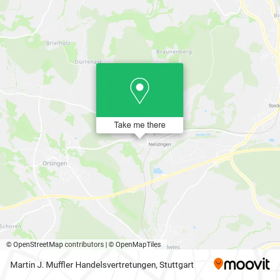 Карта Martin J. Muffler Handelsvertretungen