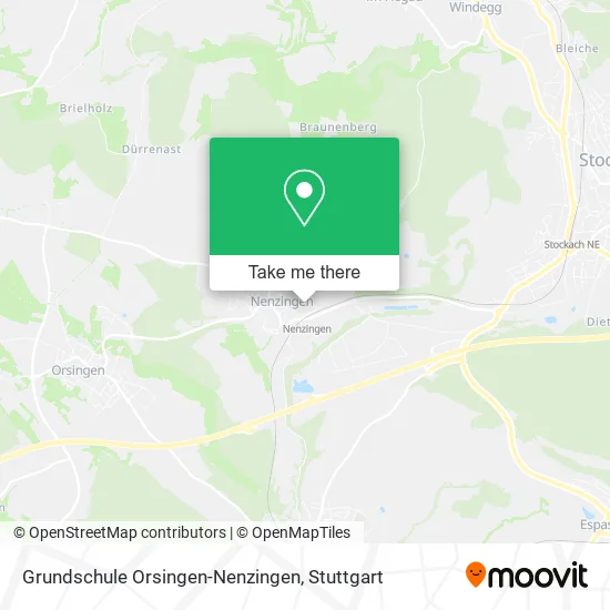 Карта Grundschule Orsingen-Nenzingen
