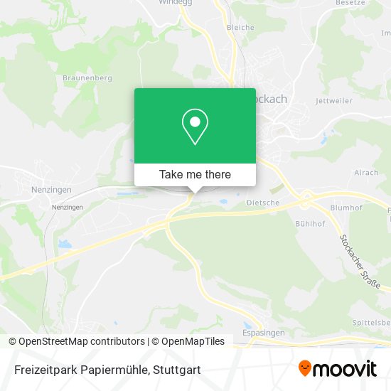 Freizeitpark Papiermühle map