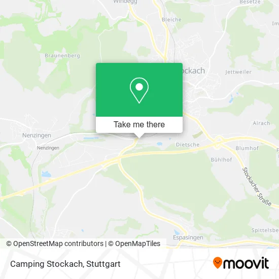 Карта Camping Stockach